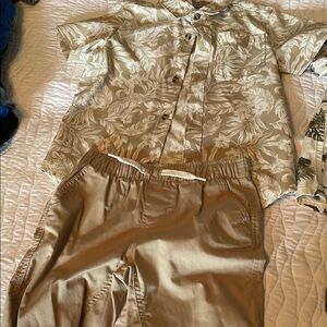 NWOT Eddie Bauer short set